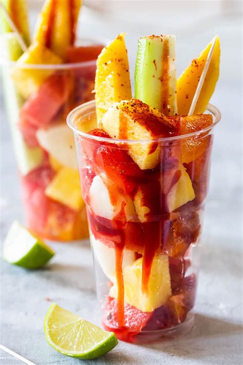 mexican fruit cups vasos de fruta