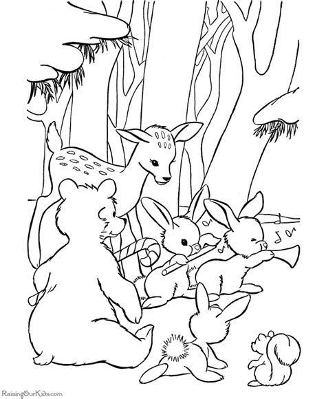 holidays merry christmas christmas animals coloring pages