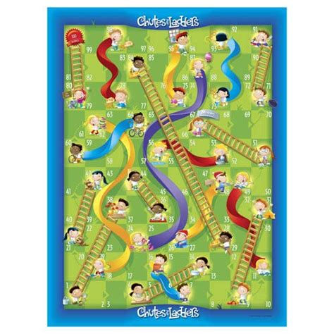 pprintable chutes  ladders game board template printable