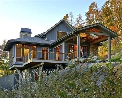hillside cabin plans   furnish  small room