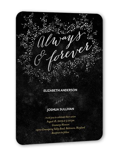 Dazzling Flare 5x7 Wedding Invitation Cards | Shutterfly