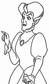 Lady Cinderella Coloring Pages Tremaine Lucifer Drizella Anastasia Wecoloringpage Charming Prince sketch template