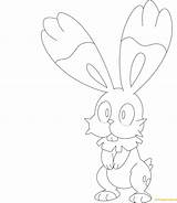 Coloring Bunnelby Pages Pokemon Color Online Supercoloring Drawing Print sketch template