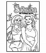 Strega Sabrina Disegno sketch template