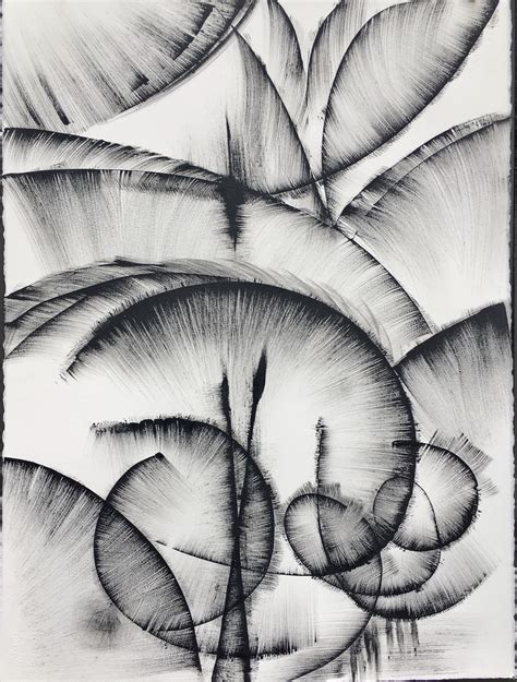 black  white abstract drawing  drawing  khrystyna kozyuk artmajeur