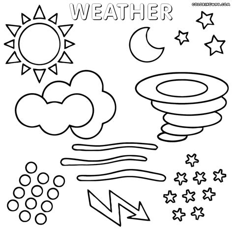 coloring pages weather coloring pages