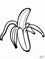 Banana Banane Coloriage Colorare Pintar Banan Ausmalbilder Supercoloring Ausmalbild Kolorowanki Disegno Bananas Ausdrucken Bananes Pagine Frutta Cambur Bananen Druku Kolorowanka sketch template