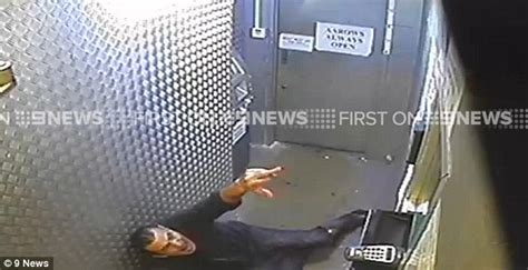 cctv video shows man fleeing after being shot outside a sydney gay sex club daily mail online
