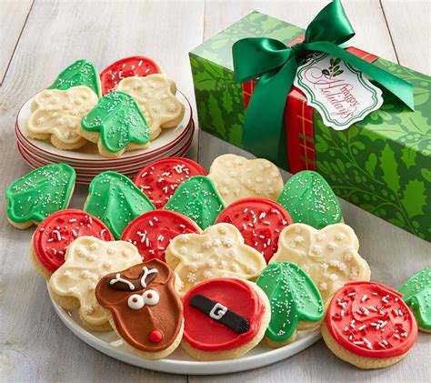 cheryls  pc holiday cutout cookie box qvccom