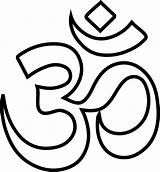 Namaste Ganesha Hindu Buddhism Hinduism Symbole Buddha Pranava Agama Symbool Buddhist Simbol Stencil Clipartmag Monochrome Symbolism Religieux sketch template