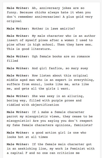 Tumblr Post Satirizes Self Important Male Writers Boing Boing