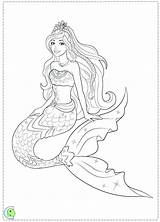 Mermaid Coloring Pages Barbie Easy Drawing Mermaids Tails Tail Printable Color Printables Line Getdrawings Print Getcolorings sketch template