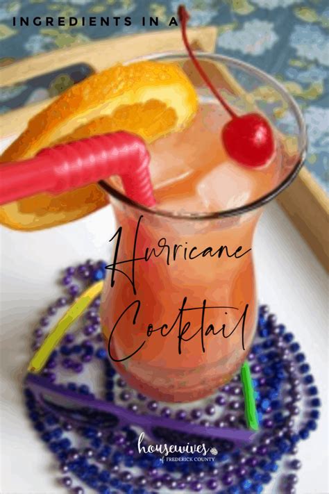 Hurricane Cocktail Recipe The Housewives Hurricane Housewives Of