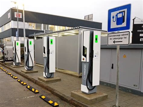 ultra fast electric car charging station    europe
