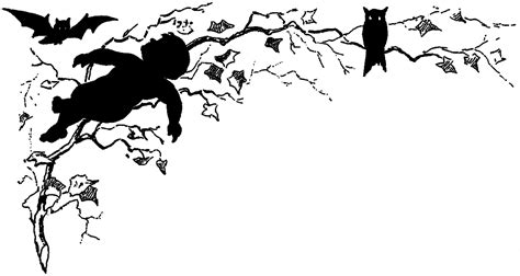 halloween silhouette image quirky  graphics fairy