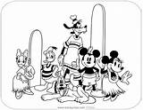 Coloring Disneyclips Steamboat Willie Minnie Aloha sketch template