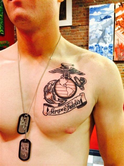 36 marine tattoos with military meanings tattooswin