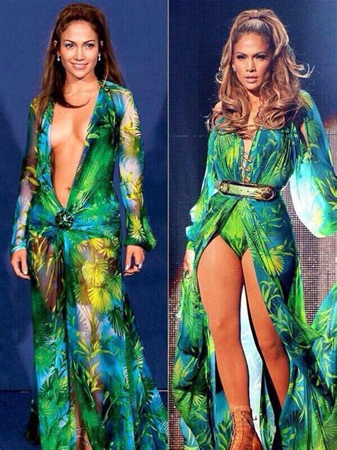 Then And Now Gowns Extravagant Dresses Jennifer Lopez