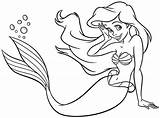 Ariel Coloringonly sketch template
