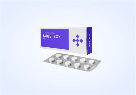 custom design tablets boxes silver edge packaging