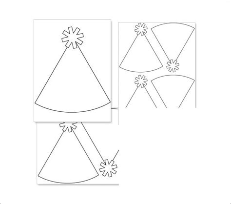 party hats party hat template