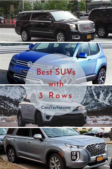 21 Best Suvs With 3 Rows For 2020 In 2020 3rd Row Suv The Row Best Suv
