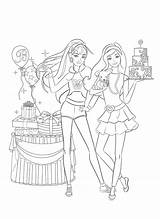 Barbie Coloring Pages Movies Fanpop Colouring Birthday Paper Doll sketch template