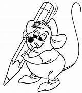Gus Coloring Pages Mouse Jaq Visit Bruno Mighty sketch template