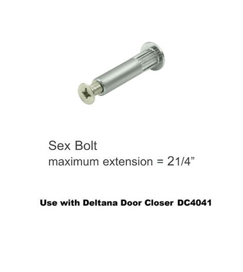 Deltana Door Closer Sex Bolts Dcsb175