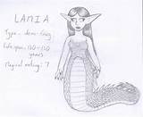 Lamia sketch template