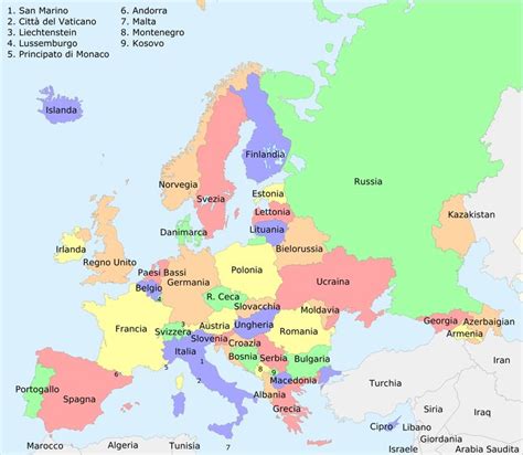 europa pays wikipedia
