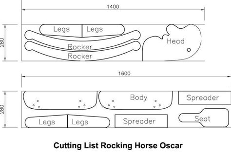rocking horse plans  print ready  rocking horse plans