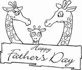 Coloring Fathers Pages Father Giraffes Together Print Cartoon Supercoloring Printables Printable Happy Kids Giraffe Funny Baby Animal Para Colorir Drawing sketch template