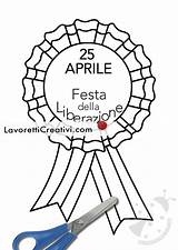 Liberazione Coccarde Primavera Lavoretti Tulipani Creativi Lavoretticreativi sketch template