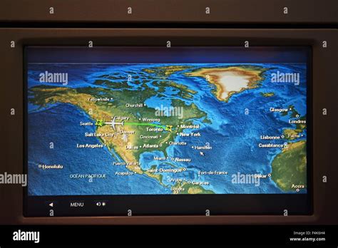 flight route map  airplane global stock photo alamy