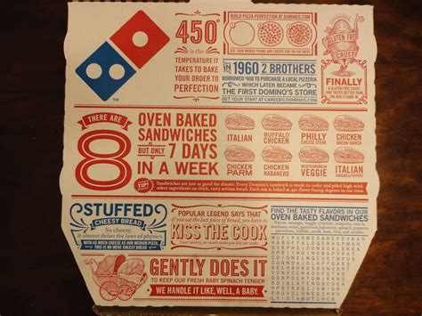 amazing dominos pizza box rdesign