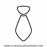 Corbata Necktie Colorare Camicia Cravatta Ultracoloringpages sketch template