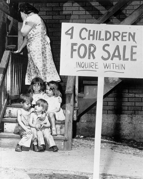 written  ai selling children  americas great depression