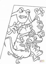 Monsters Inc Coloring Pages Randall Book Boggs Monster Para Colorear Claws Ward Printable Info Disney Sa Colouring Dibujos Monstruos Pintar sketch template