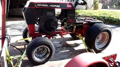 wheel horse  hydro diesel convpart  youtube