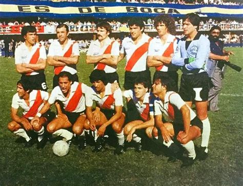 River Plate 1980 Em Pé Da Esquerda Para A Direita Passarella