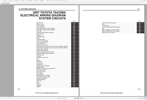 toyota tacoma  electrical wiring diagram auto repair manual forum heavy equipment