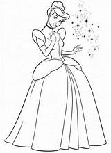 Cenicienta Cinderela Coloring Princesas Dibujosparacolorear Faciles sketch template