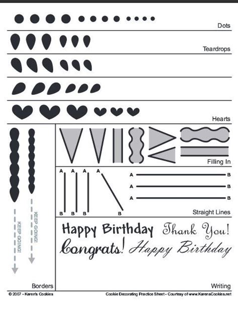 printable icing practice sheets google search   royal