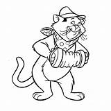 Coloring Pages Aristocats Print Coloringtop sketch template