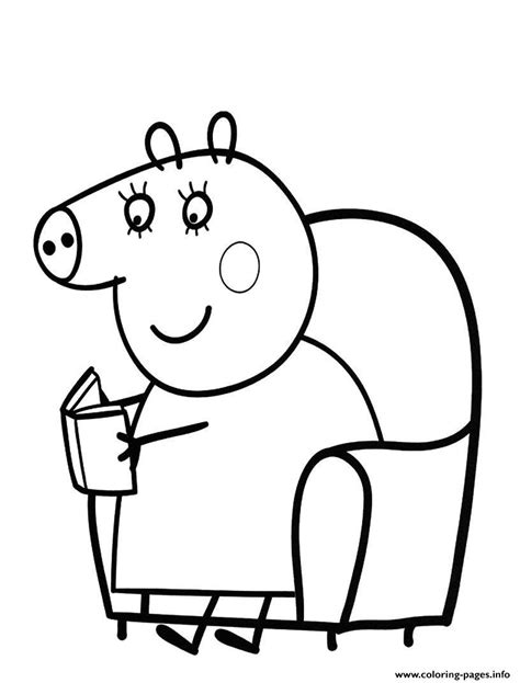peppa pig colouring pages kids printable coloring pages printable