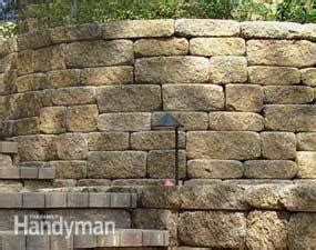 choose   retaining wall material retaining wall