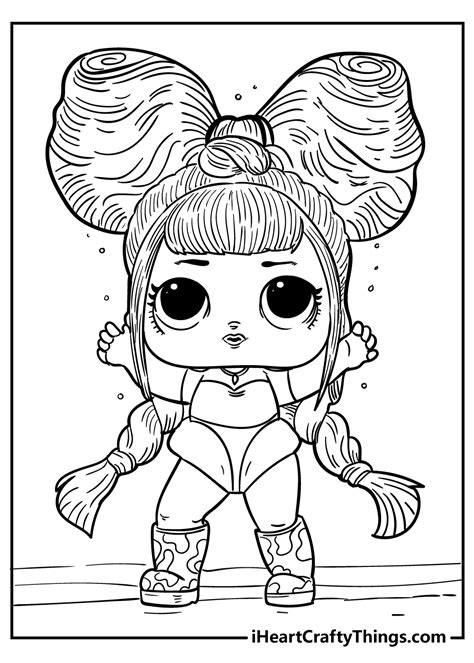 lol doll coloring pages updated