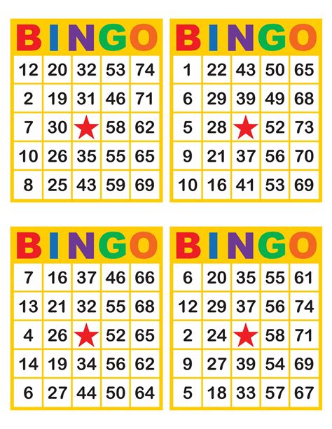 bingo card generator  printable
