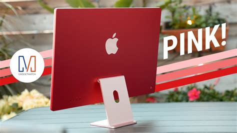 pink red imac unboxing youtube